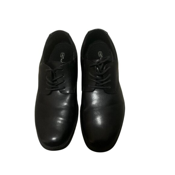 HUNTER'S BAY BLACK LACE UP OXFORD SHOES 7 - Picture 1 of 10